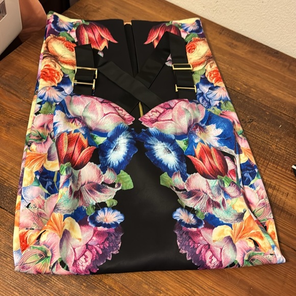 Ted Baker Women's Deony Tapestry Flora Buckle Strap Dress - Picture 5 of 9